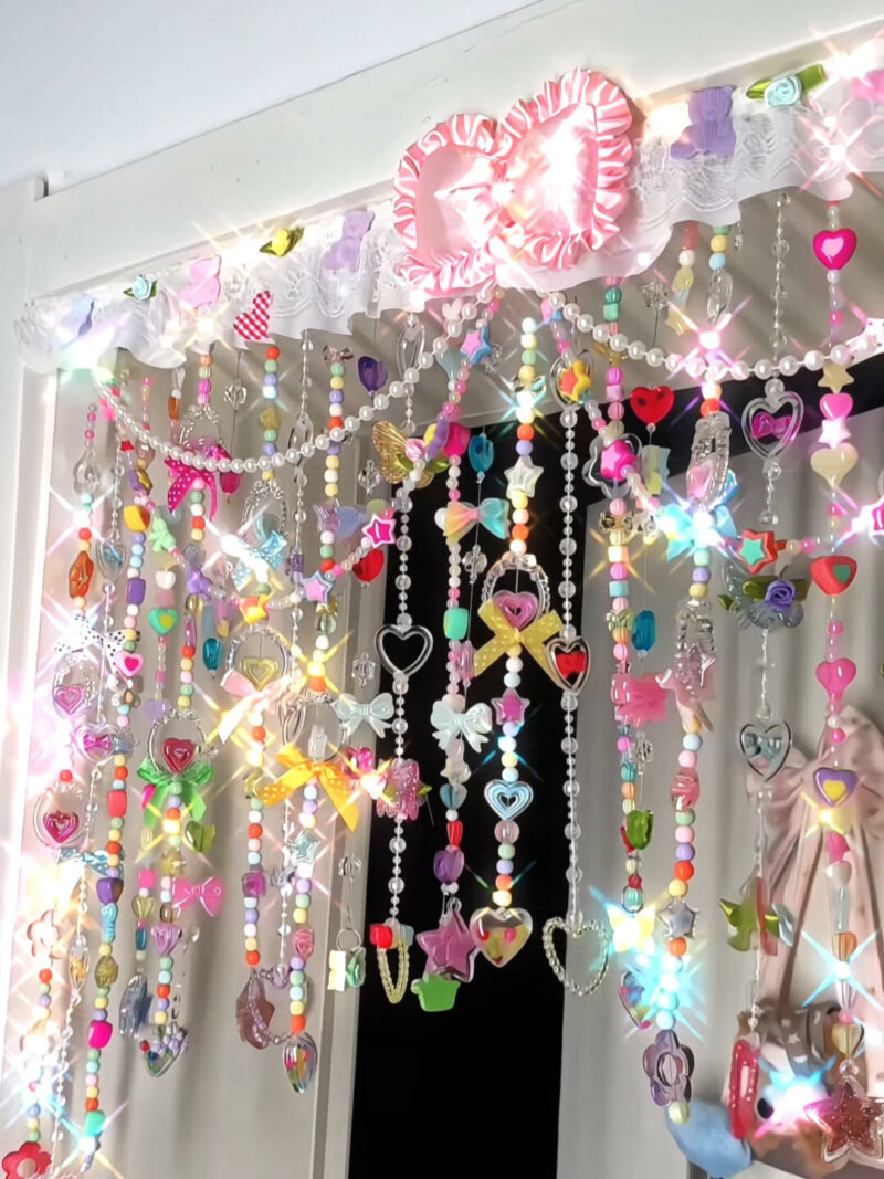 FairyDrape Spring Blossom Beaded Curtain - Image 3